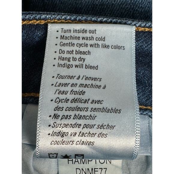 PAIGE Hoxton Slim High Rise Jeans in Hampton Wash Size 24 - Picture 11 of 16